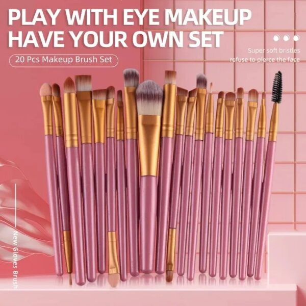 20 Pcs Makeup Brush Set (P05996)