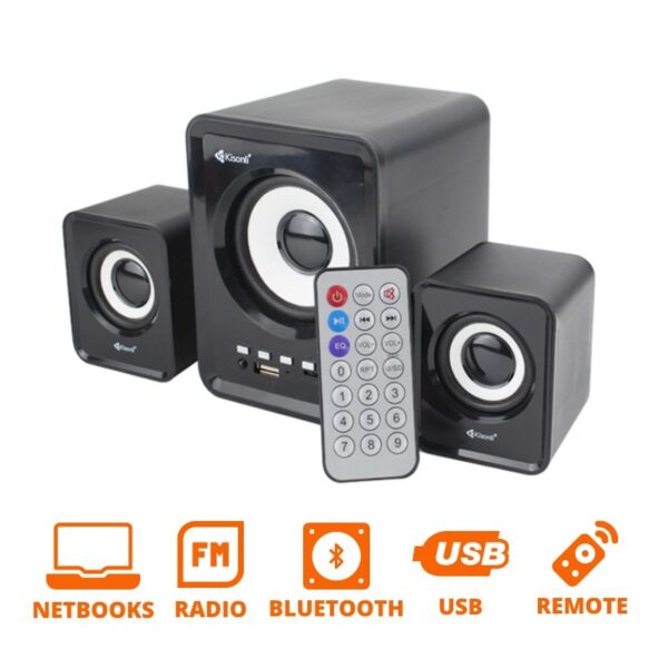Kisonli U-2800BT Wireless Speaker With Remote