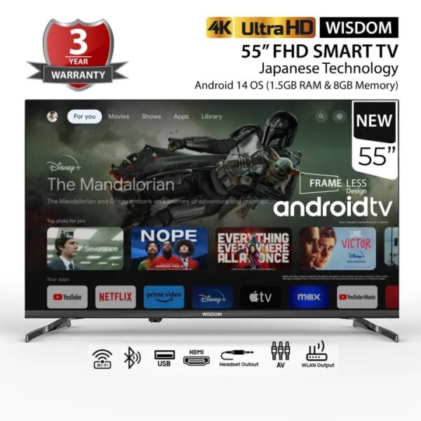 WISDOM 55" SMART TV