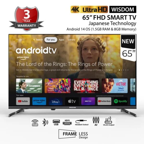 WISDOM 65" SMART TV