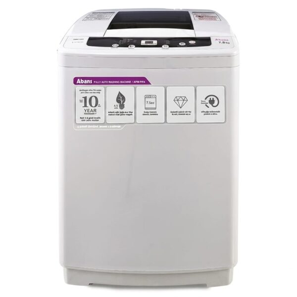 ABANS 7.5KG FULLY AUTO WASHING MACHINE