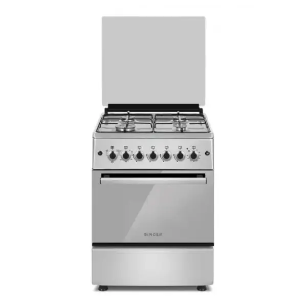 SINGER FREE STANDING OVEN WITH 4 GAS BURNER (62L)