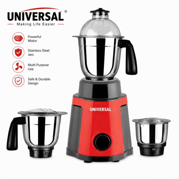 UNIVERSAL ROMA 3 JAR MIXER GRINDER